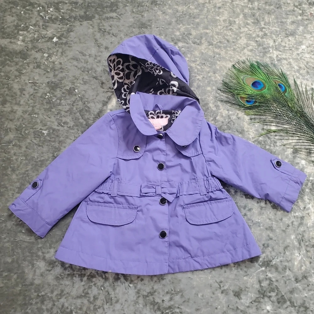 London Fog Kids Purple Coat